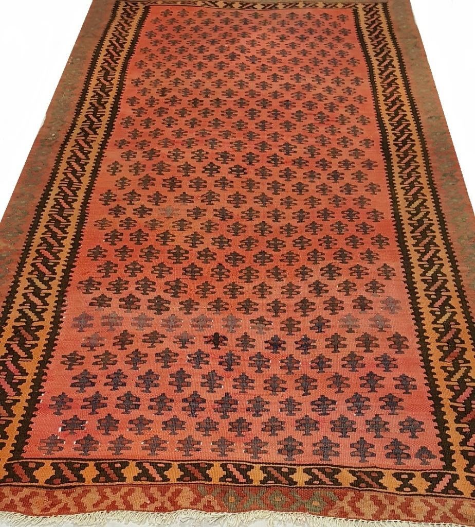 Perzisch tapijt Senneh kelim 280x140/kleed/wandkleed/Oosters