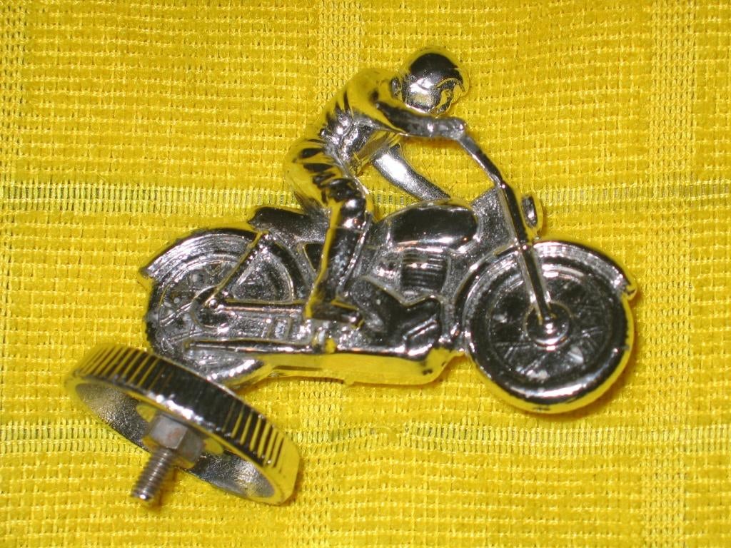 Ornament wat uitbeeld een motorcrosser, Fietsen en Brommers, Brommeronderdelen | Zundapp, Ophalen of Verzenden, Nieuw, Overige typen