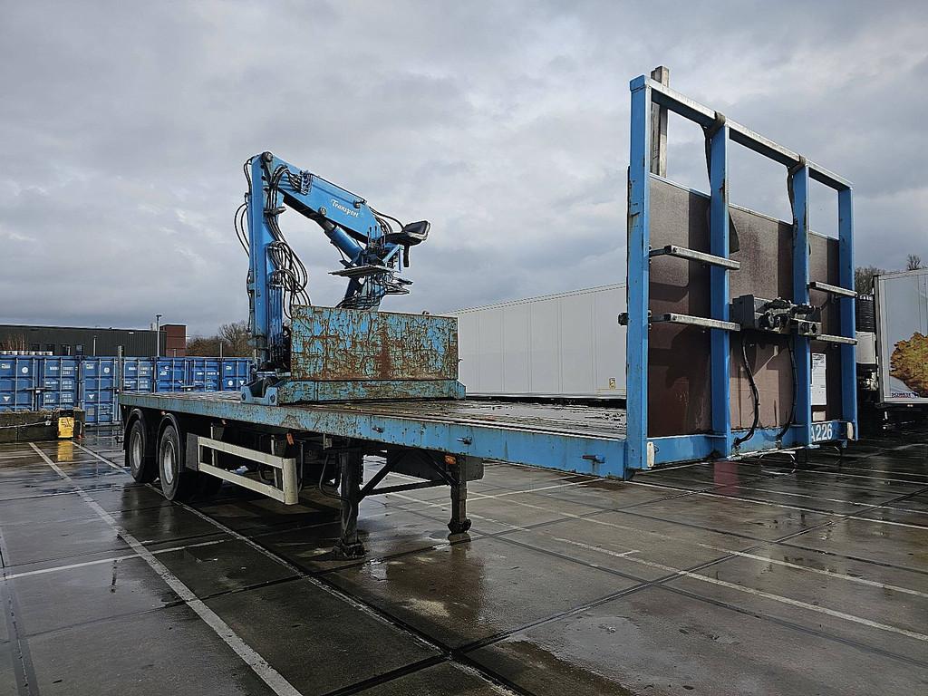 PACTON TBD 237 16 tm stenenoplegger, Auto's, Vrachtwagens, Overige kleuren, Bedrijf, Aanhangers en Opleggers, Te koop