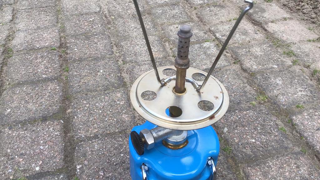 Campingaz lamp zonder sokje en glas, Ophalen, Gebruikt