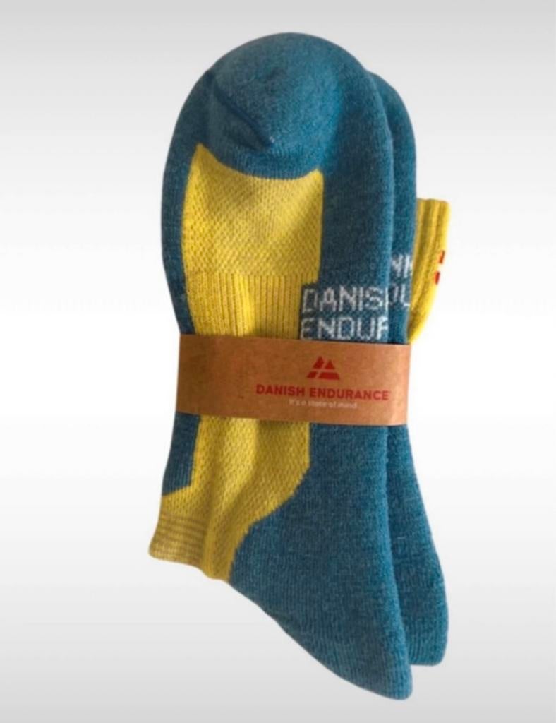 Danish Endurance Wandelsokken Maat 39-42, Info@danishendurance.com, Geel, Nieuw, Ophalen of Verzenden