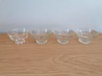 4 Vintage bowlglaasjes, Verzamelen, Glas en Borrelglaasjes, Ophalen of Verzenden, Zo goed als nieuw, Overige typen