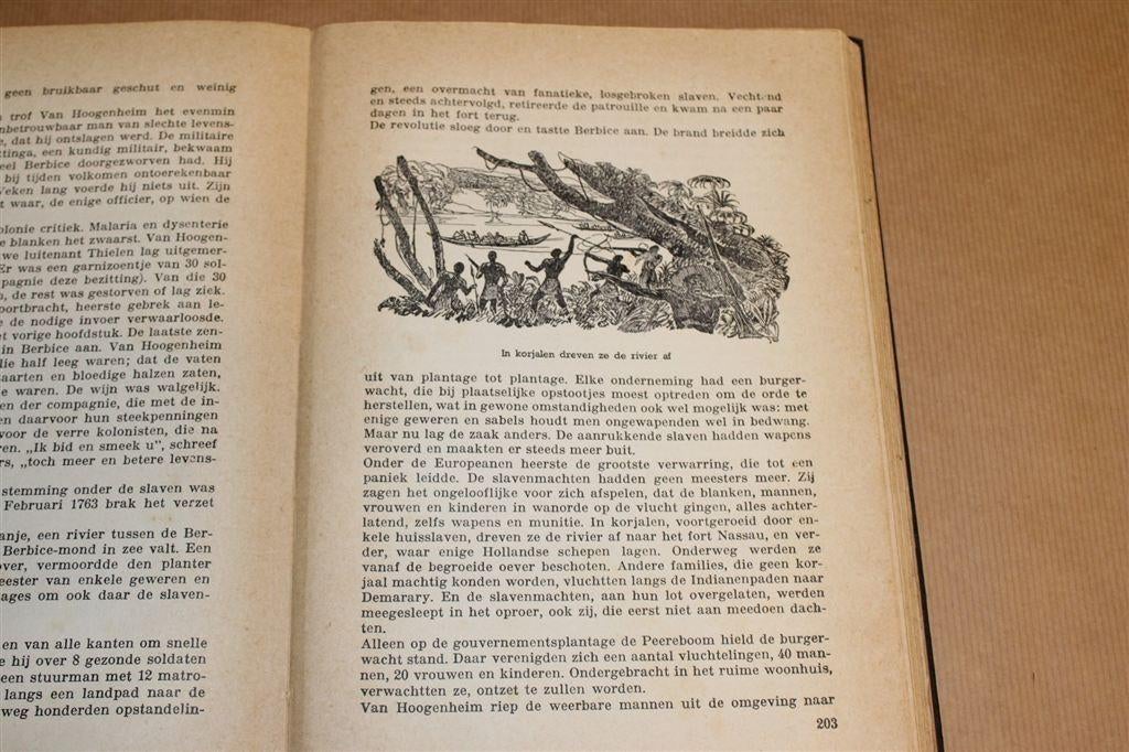 Onze Westindische Geschiedenis [1946] — Illustraties Bottema, Ophalen of Verzenden, Gelezen