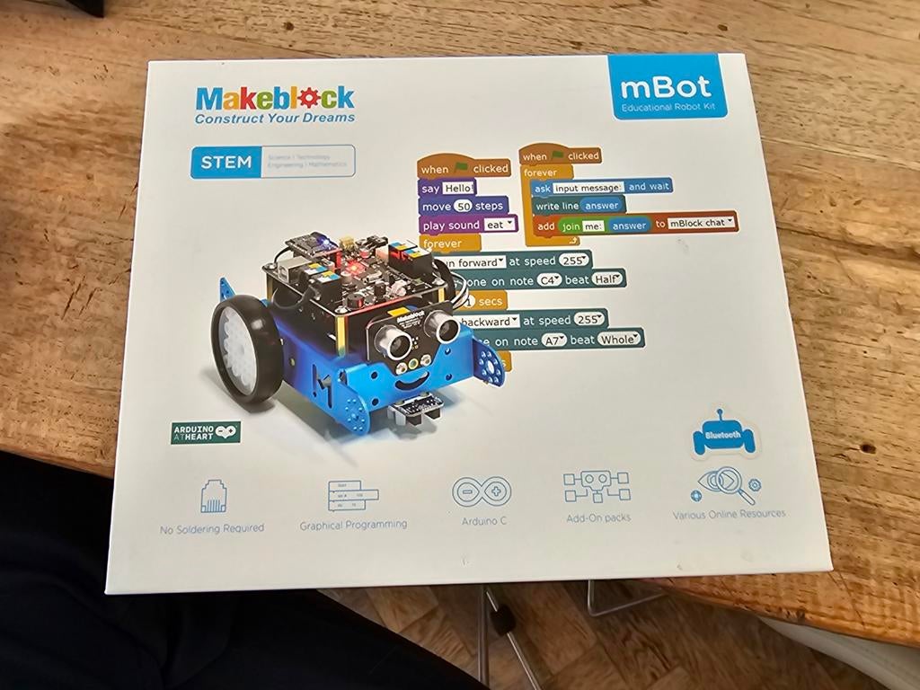 Makeblock mBot Educatieve Robot Kit - Arduino STEM, Ophalen of Verzenden, Nieuw, Bouwen, Met licht