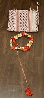 Keffiyeh / kufiya / shemag / PLO sjaal & agal / band, 1995, Verzenden, Zo goed als nieuw, Overige maten, Sjaal