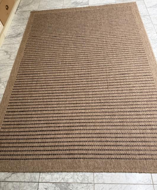 Jute-look vloerkleed binnen/buiten 160x230cm, Ophalen, Japandi, 150 tot 200 cm, 200 cm of meer