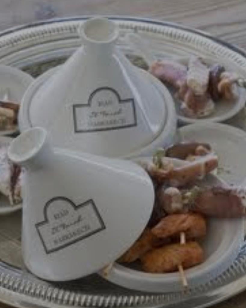 Zgan  riviera maison  tajine   2 stuks, Ophalen of Verzenden, Zo goed als nieuw, Overige materialen, Overige stijlen