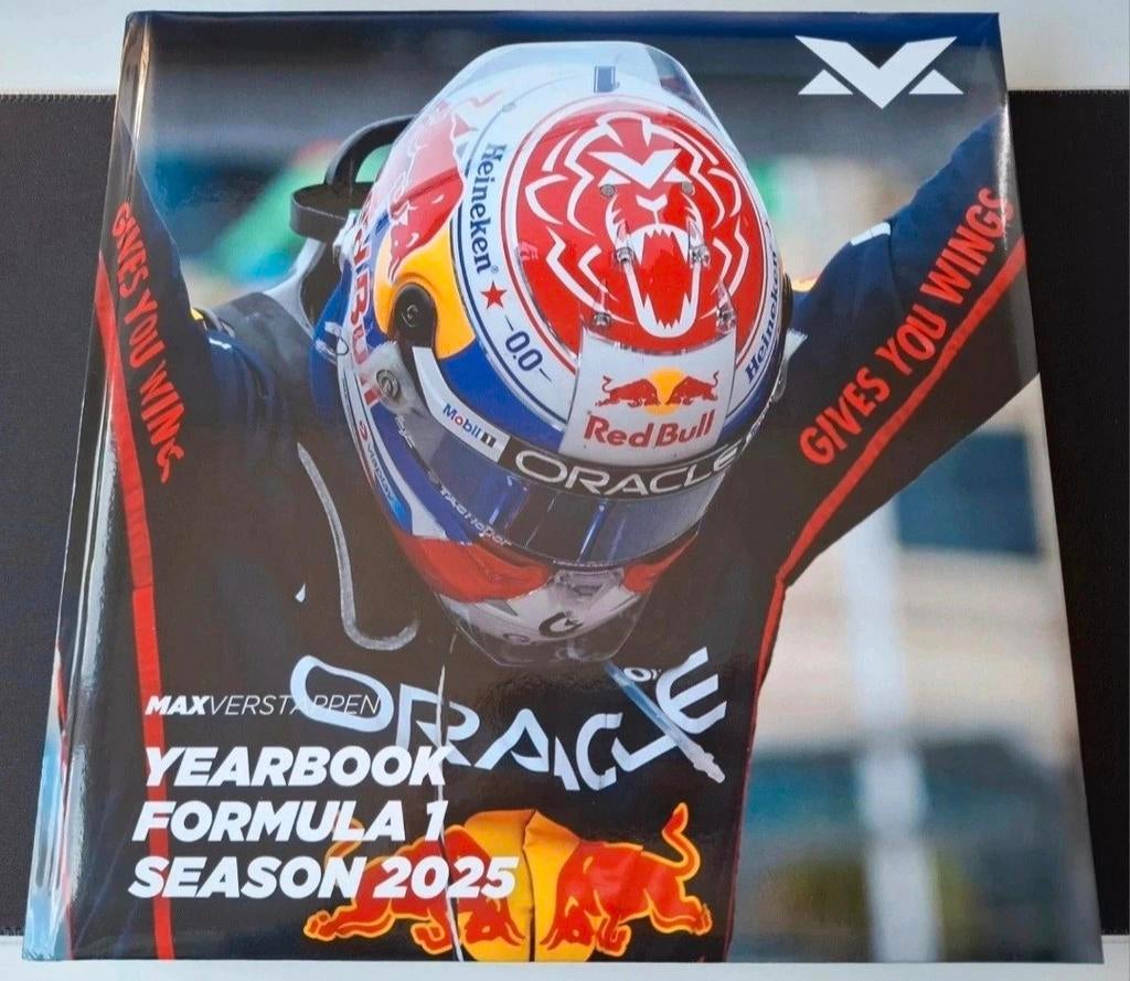 Max Verstappen Jaarboek Formule 1 Seizoen 2025 - Nieuw!, Nieuw, Ophalen of Verzenden, Overige sporten, Max Verstappen