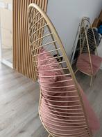 3 Aparte Design Fauteuils met Bananenblad Leuning, Ophalen, Minder dan 75 cm, Zo goed als nieuw, Metaal