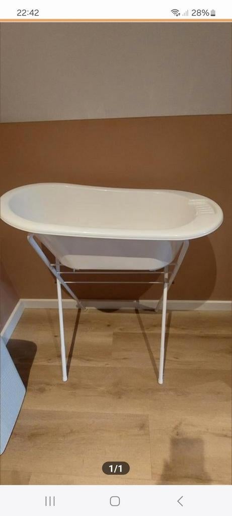 Baby badje met standaard, Overige merken, Gebruikt, Ophalen of Verzenden, Badje