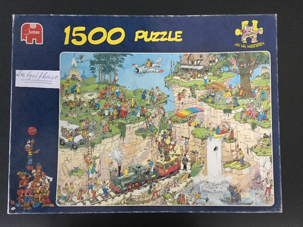 jan van Haasteren puzzel, Ophalen, 500 t/m 1500 stukjes, Zo goed als nieuw, Legpuzzel