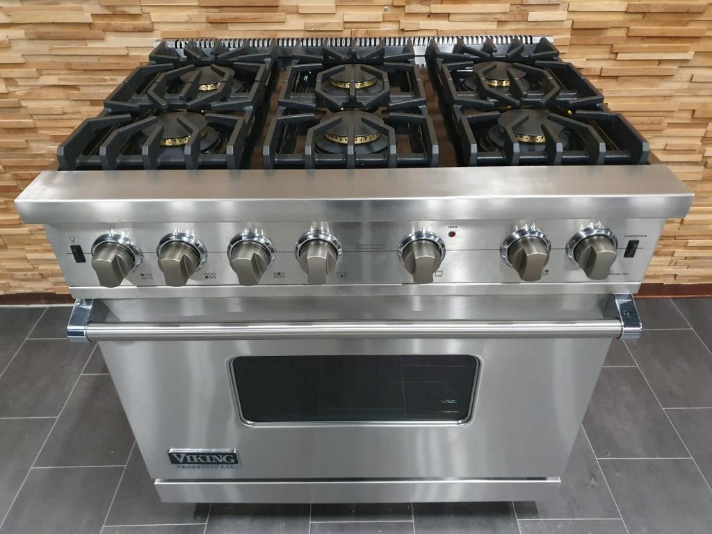 🔥Luxe Viking Fornuis 90cm RVS 6 pits GASOVEN, Niet ingevuld, 60 cm of meer, Niet ingevuld, Ophalen of Verzenden