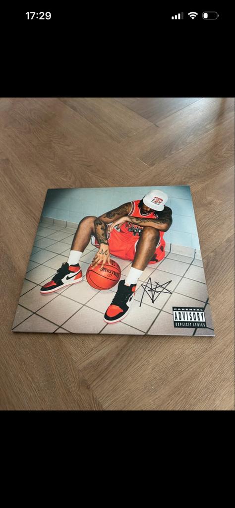 AJ Tracey - Flu Game Vinyl Oranje Gesigneerd, Ophalen of Verzenden, Zo goed als nieuw, 12 inch, Colored vinyl