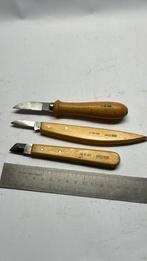 3 pfeil houtdnijmesjes ( swiss made houtsnijden carving tool, Ophalen of Verzenden, Gebruikt