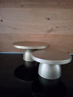 Set van gouden taartplateaus, Ophalen of Verzenden, Nieuw