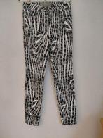 Aquarel broek maat 36 (S) zebra print, Aquarel, Zwart, Ophalen of Verzenden, Zo goed als nieuw