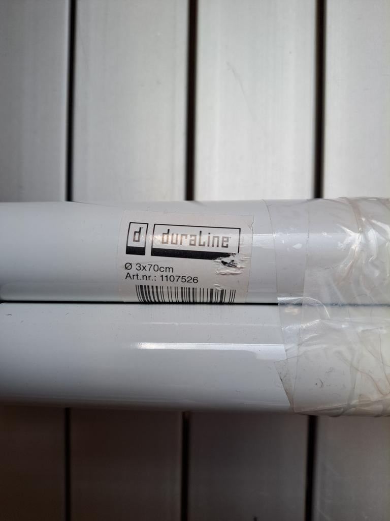 4 Duraline poten, wit, 70 cm hoog - Nieuw, Tafelpoot, 50 tot 100 cm, Nieuw, Ophalen of Verzenden