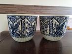 Royal by Boch. Delfts blauwe bloempotten. Hoogte 14.5 cm, Ophalen of Verzenden
