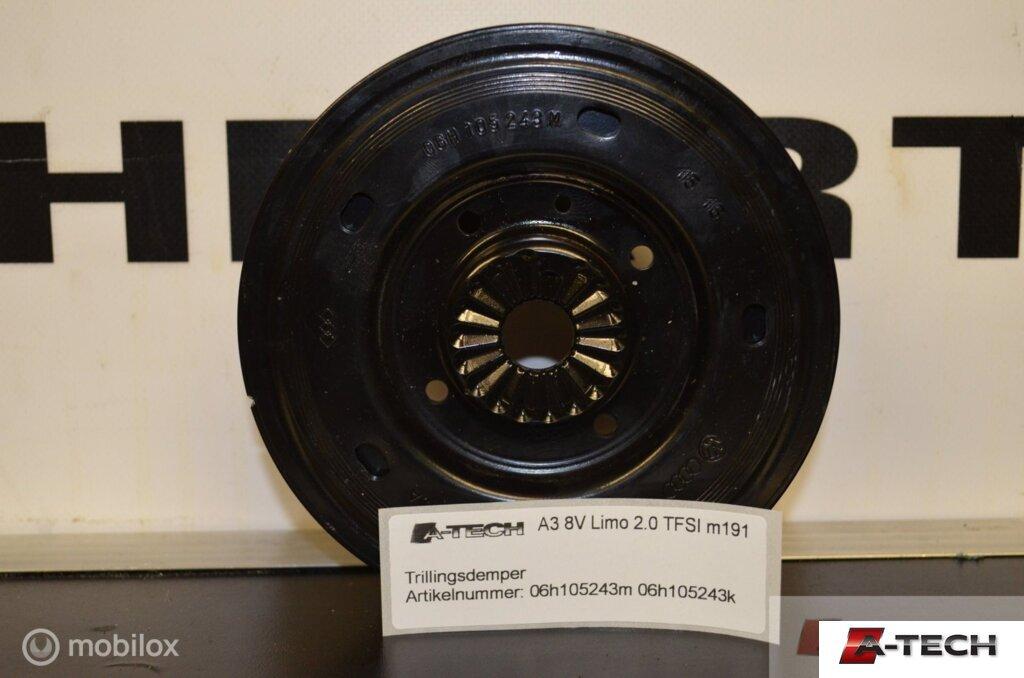 Trillingsdemper czpb Audi A3 8V 2.0 TFSI  13-'18 06h105243m, Audi, Gebruikt, Audi, Ophalen of Verzenden