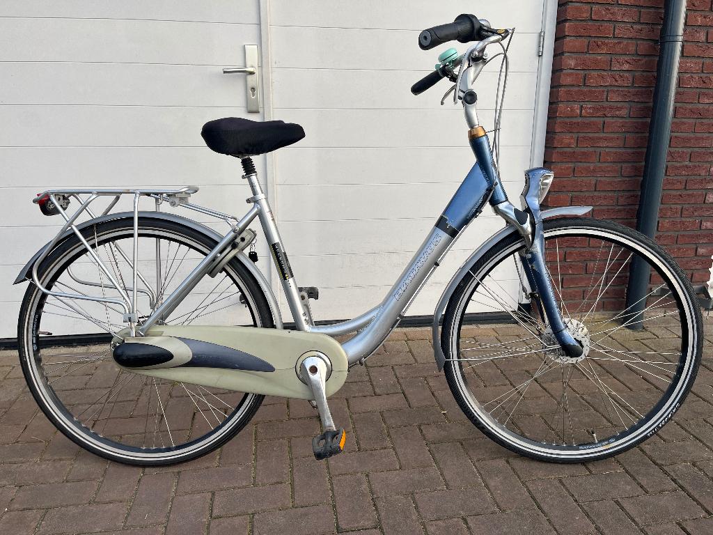 Damesfiets, Fietsen en Brommers, Fietsen | Dames | Damesfietsen, Ophalen, Gebruikt, 47 tot 50 cm, Versnellingen
