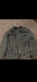 Spijkerjas XS - Lichtblauw denim jack, Ophalen of Verzenden, Gedragen, Maat 34 (XS) of kleiner, Blauw