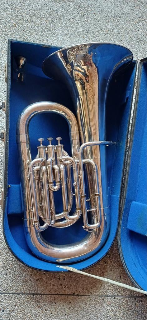 F. Besson Eb Bas, Muziek en Instrumenten, Blaasinstrumenten | Tuba's, Ophalen, Gebruikt, Es-tuba