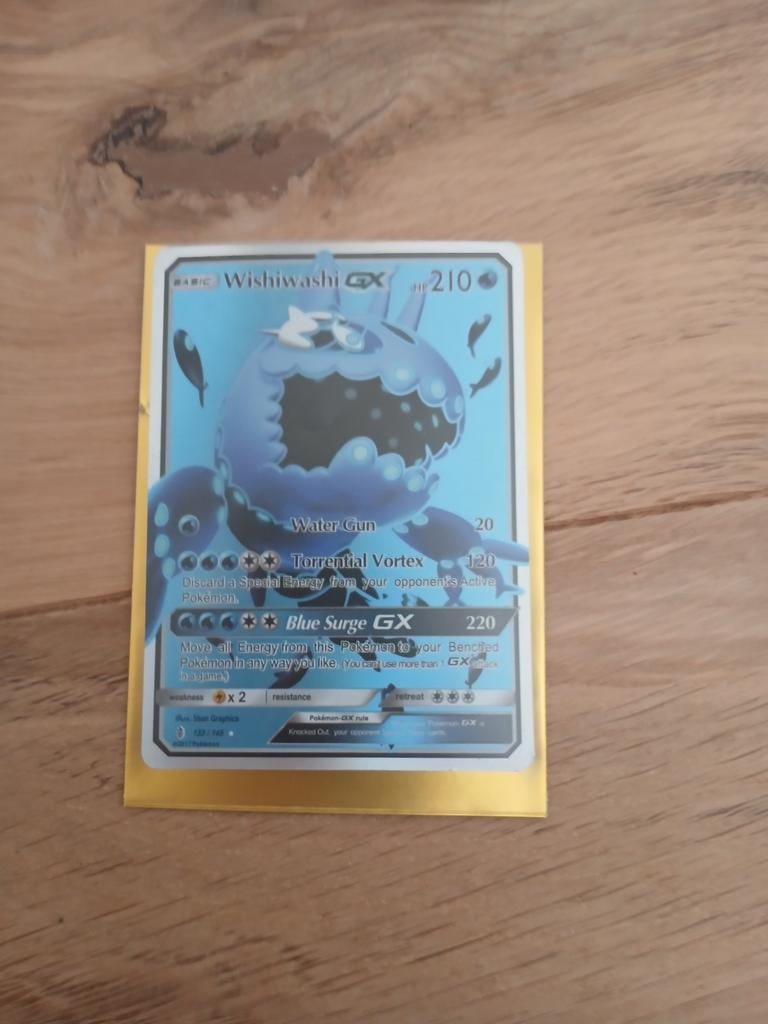 Wishiwashi GX-Pokemon, Ophalen of Verzenden, Nieuw, Losse kaart, Foil