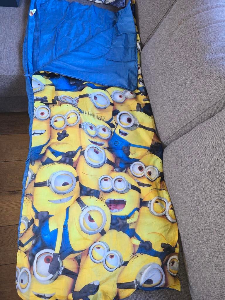 Minion 'Despicable Me' kinderslaapzak 1.60m, Caravans en Kamperen, Slaapzakken, Ophalen of Verzenden, Zo goed als nieuw