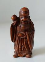 Japanse Houten Netsuke Gordelknoop, Verzenden