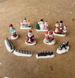 Set kerstdorp figuren, Diversen, Kerst, Ophalen of Verzenden, Zo goed als nieuw