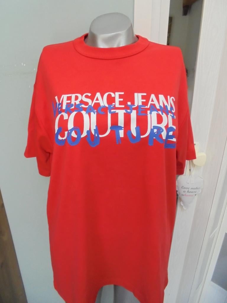 Nieuw Versace shirt stevige stof S valt als M rood met o, Maat 38/40 (M), Nieuw, Ophalen of Verzenden, Rood