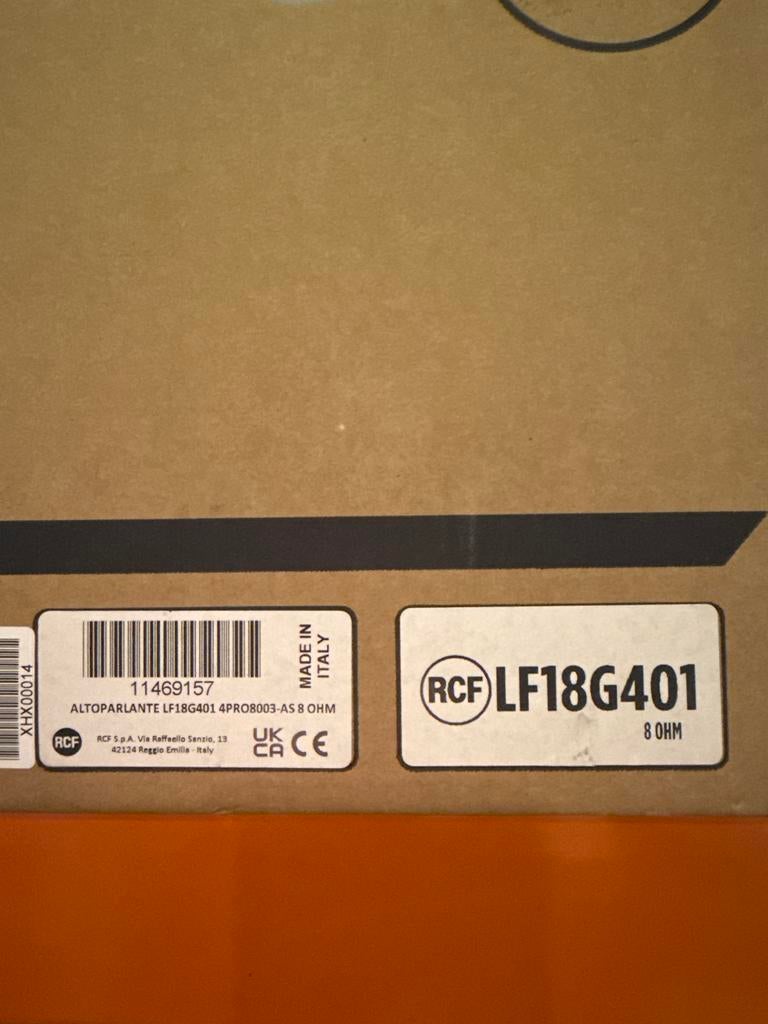 RCF LF18G401 Luidspreker, Overige merken, Subwoofer, Nieuw, Ophalen of Verzenden