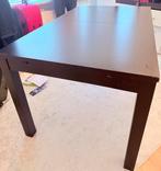 Gratis IKEA Bjursta eettafel zwartbruin, Ophalen of Verzenden, Gebruikt, Rechthoekig, Hout