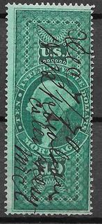 USA Revenues 1862 $10 Mortgage Scott R95c luxe zie scan, Ophalen of Verzenden, Gestempeld, Noord-Amerika