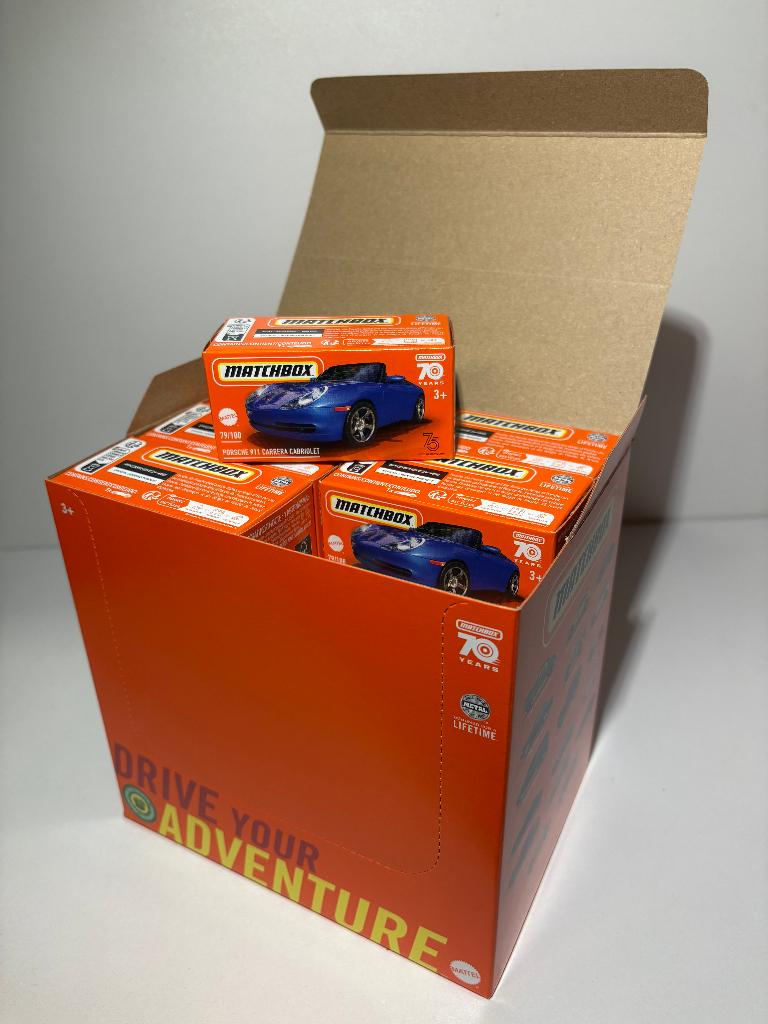 Matchbox Power Grabs -Pack incl. 24x #79 Porsche 911 Carrera, Hobby en Vrije tijd, Modelauto's | Overige schalen, Verzenden, Nieuw
