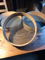 Antieke houten droog / zeefmanden, Antiek en Kunst, Ophalen