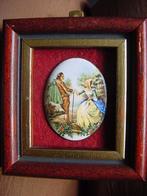 oud ovaal porselein miniatuur, Ophalen of Verzenden