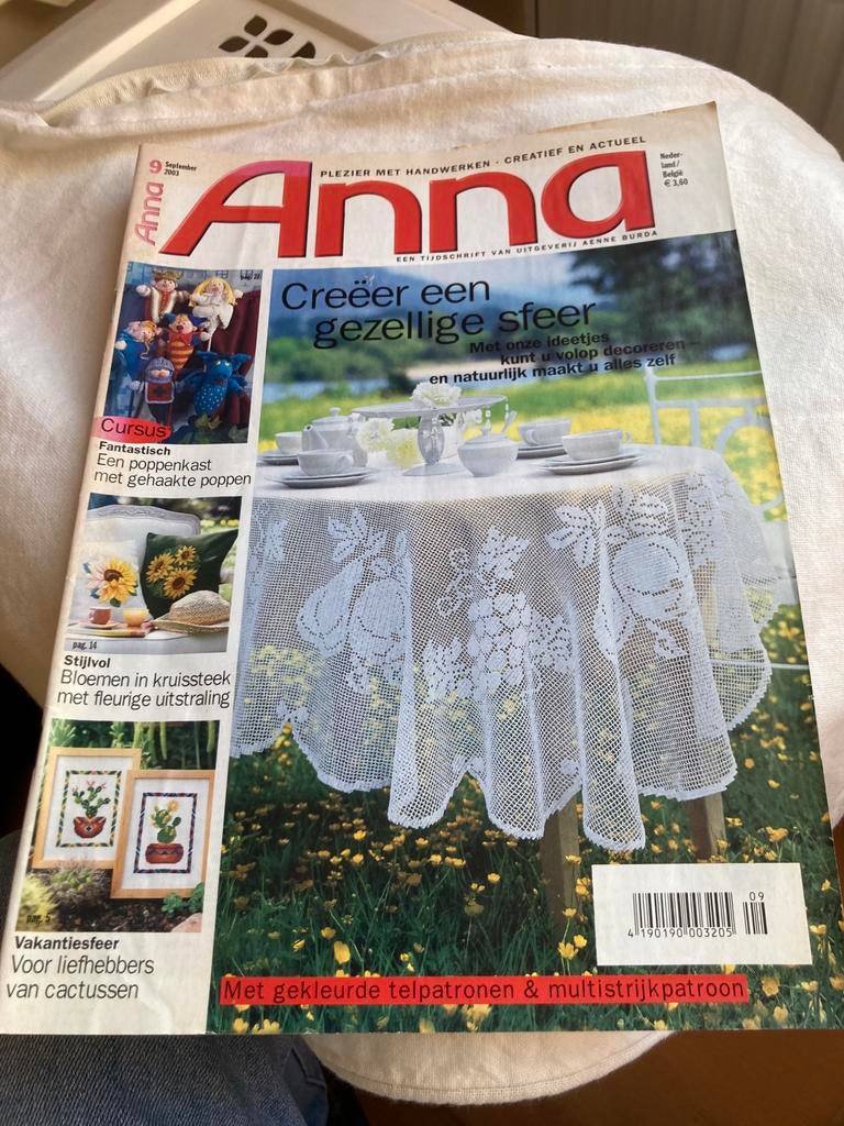 vintage handwerkblad Anna, Ophalen of Verzenden, Zo goed als nieuw