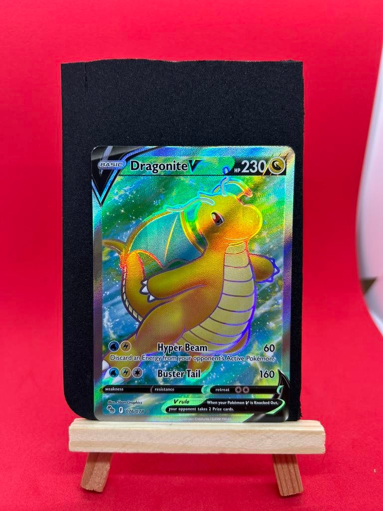 Dragonite V 076/078 – Pokémon GO – Ultra Rare – NM, Ophalen of Verzenden, Zo goed als nieuw