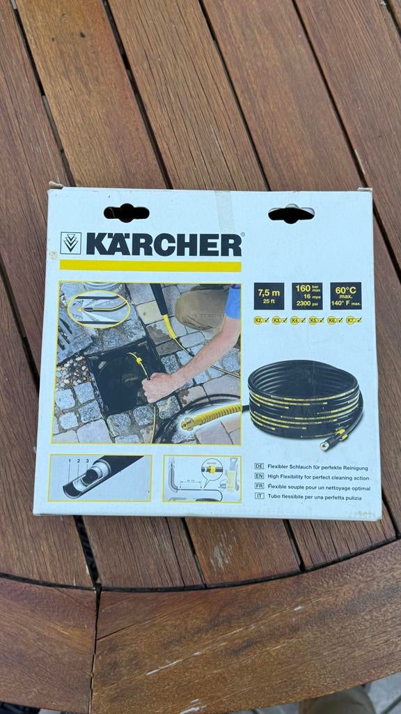 Kärcher Flexibele Slang voor Perfecte Reiniging 7,5m, Ophalen of Verzenden, Nieuw, Elektrisch