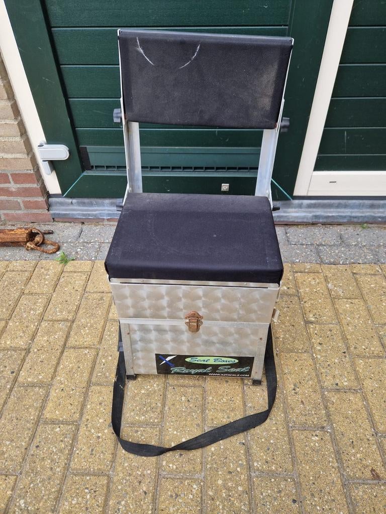 Viskoffer/stoel met opbergruimte en lades, Watersport en Boten, Hengelsport | Algemeen, Gebruikt, Koffer of Tas, Ophalen