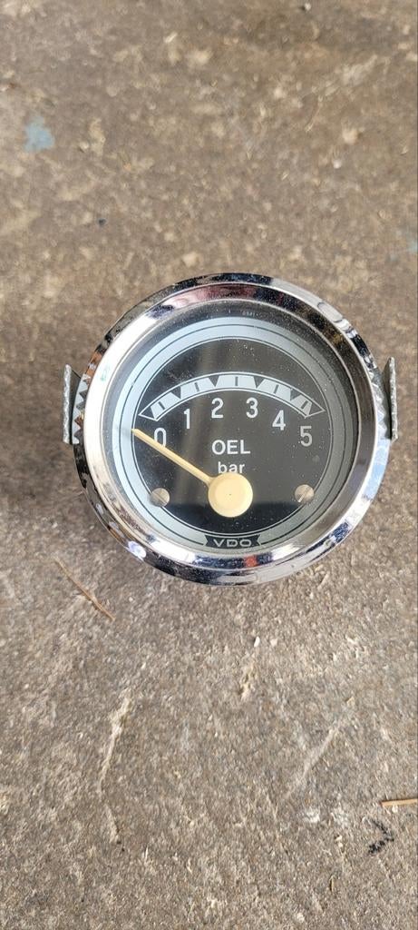VDO Oliedrukmeter Oldtimer Klassieker, Ophalen of Verzenden, Gebruikt, Universele onderdelen