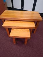 Zwaar blank eiken Mimiset, Ophalen, Rechthoekig, Minder dan 55 cm