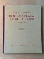 1953 Kleine Schoolatlas Der Gehele Aarde - Zeer Goede Staat, Boeken, Ophalen of Verzenden