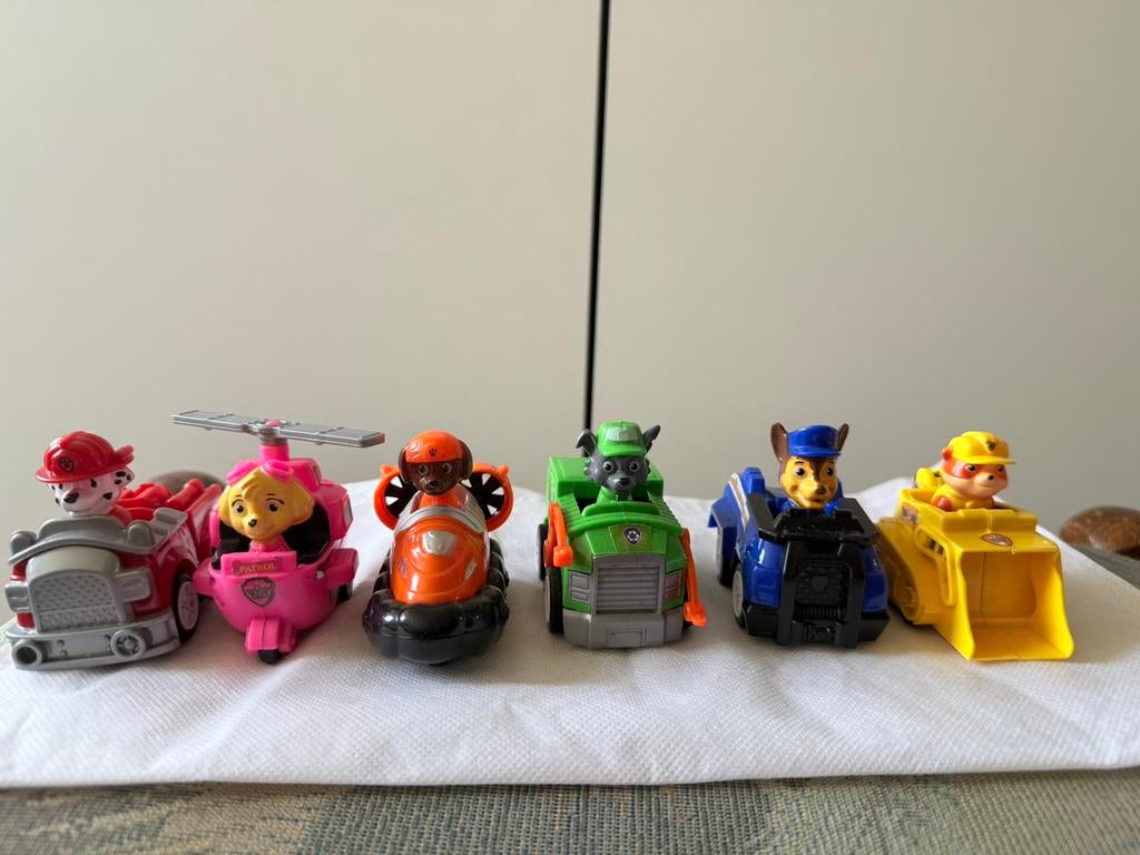 Paw patrol autootjes, Ophalen of Verzenden, Zo goed als nieuw