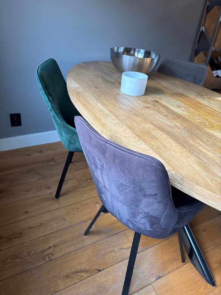 4 Eetkamerstoelen (2+2 gratis) - Draaibaar - Diverse kleuren, Gebruikt, Overige kleuren, Ophalen of Verzenden, Vier