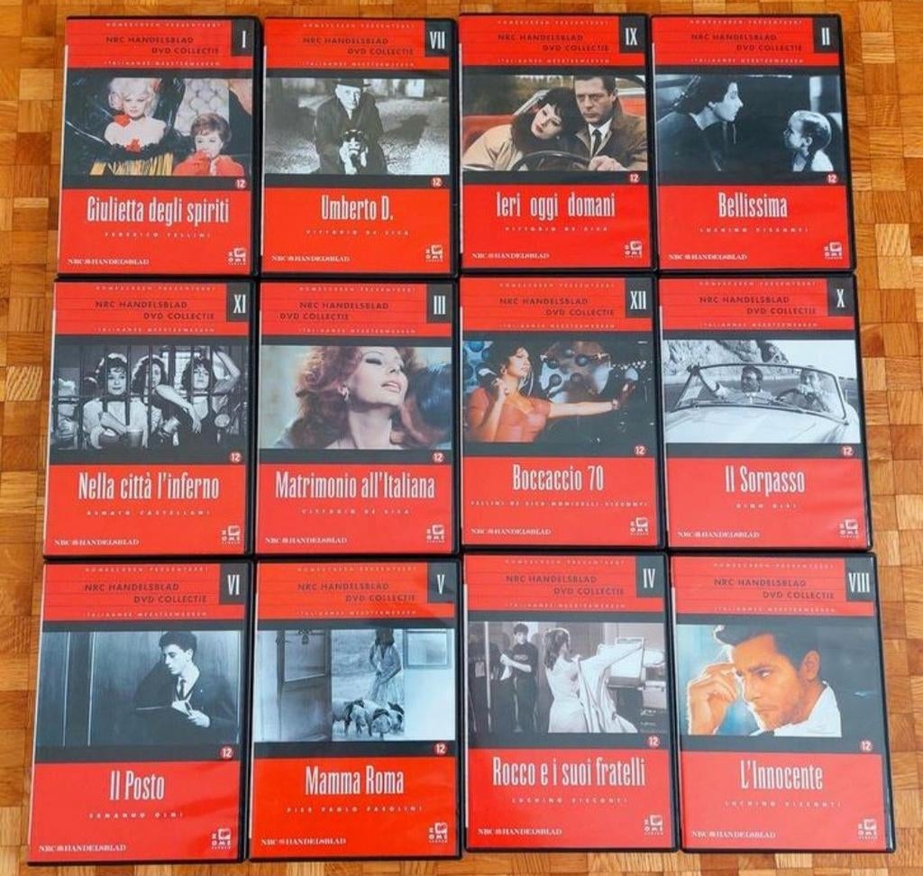 NRC Italiaanse Box (12DVD) - De Italiaanse Magistralen, Cd's en Dvd's, Ophalen of Verzenden, Zo goed als nieuw