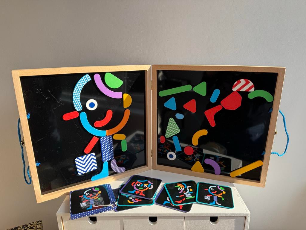 Djeco Magneet Spel, Kinderen en Baby's, Speelgoed | Educatief en Creatief, Ophalen of Verzenden, Zo goed als nieuw, Puzzelen