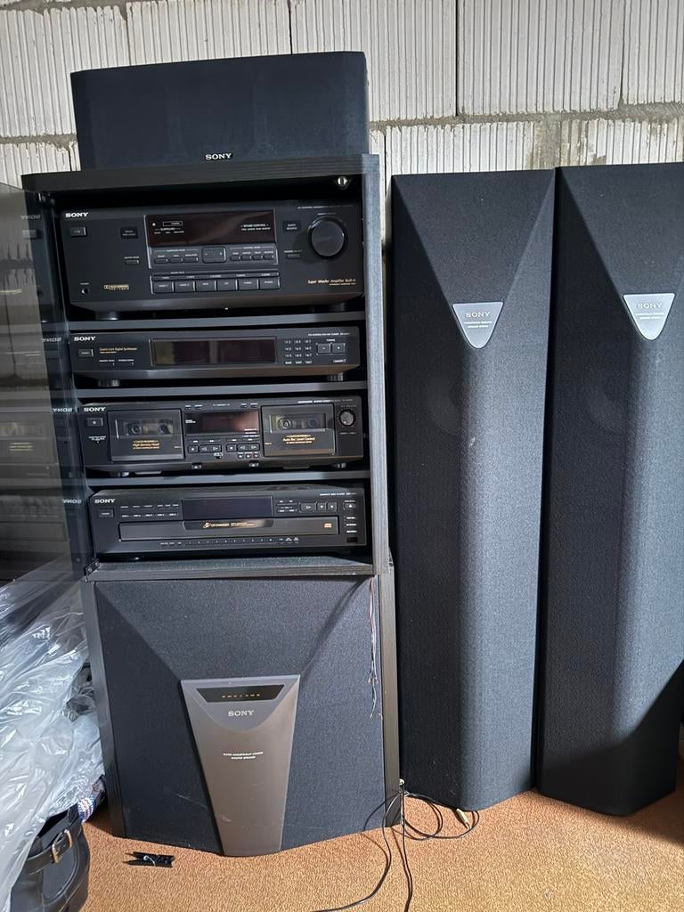 Sony hifi set, Ophalen of Verzenden, Zo goed als nieuw, Cd-speler, Sony