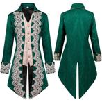 Groene heren steampunk jas / victoriaanse middeleeuwse, Verzenden, Nieuw, Overige maten, Kleding